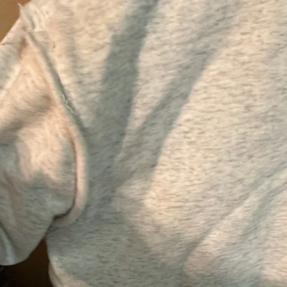 Hem & Thread Light Gray Sweatshirt with Pink Tulle - Picture 6 of 8